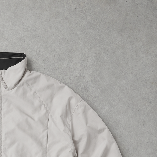 Champion Windbreaker Creme, Beige Rare (S)