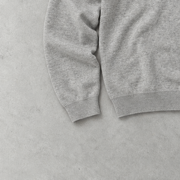 Polo Ralph Lauren V-Neck Sweater Grau Rare (XL) Stitched Logo