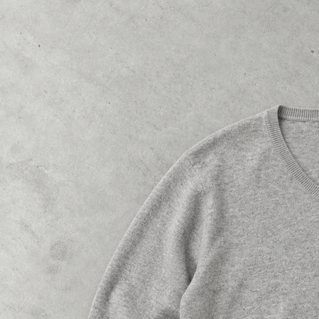 Polo Ralph Lauren V-Neck Sweater Grau Rare (XL) Stitched Logo