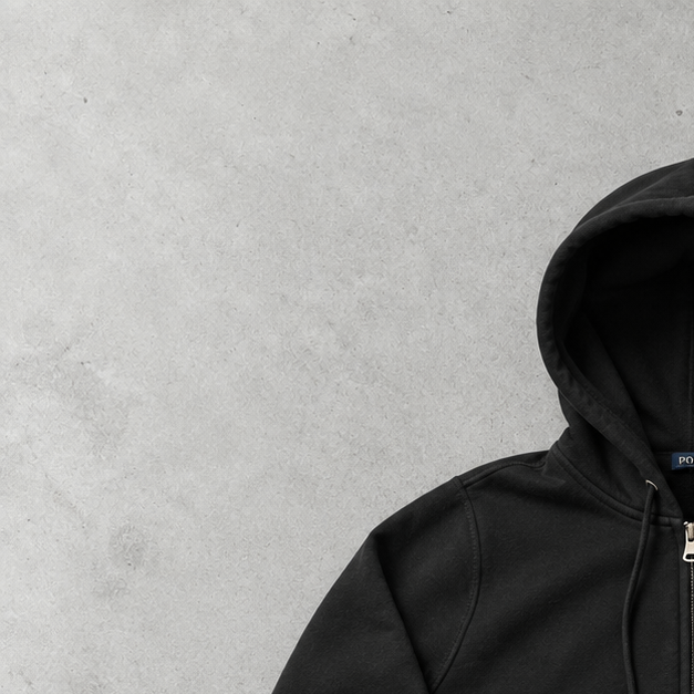 Ralph Lauren Hoodie Schwarz Rare (M)