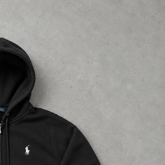 Ralph Lauren Hoodie Schwarz Rare (M)