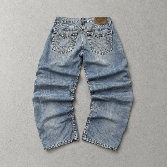 Y2K True Religion Jeans Hellblau Limited (M)