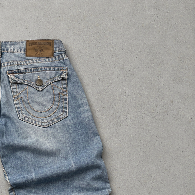 Y2K True Religion Jeans Hellblau Limited (M)