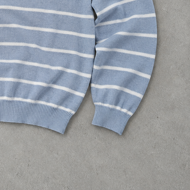 Ralph Lauren Sweater Hellblau Stitched Logo Rare (L)