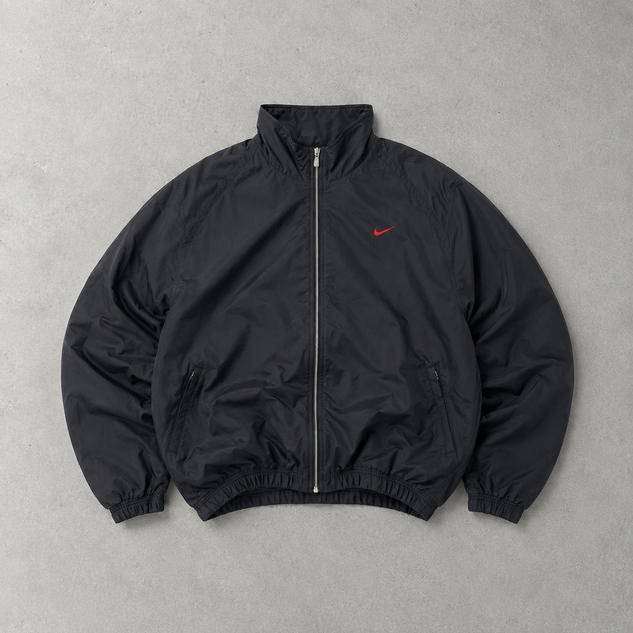 Y2K Nike Windbreaker Schwarz Limited (M)