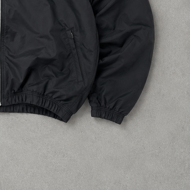 Y2K Nike Windbreaker Schwarz Limited (M)