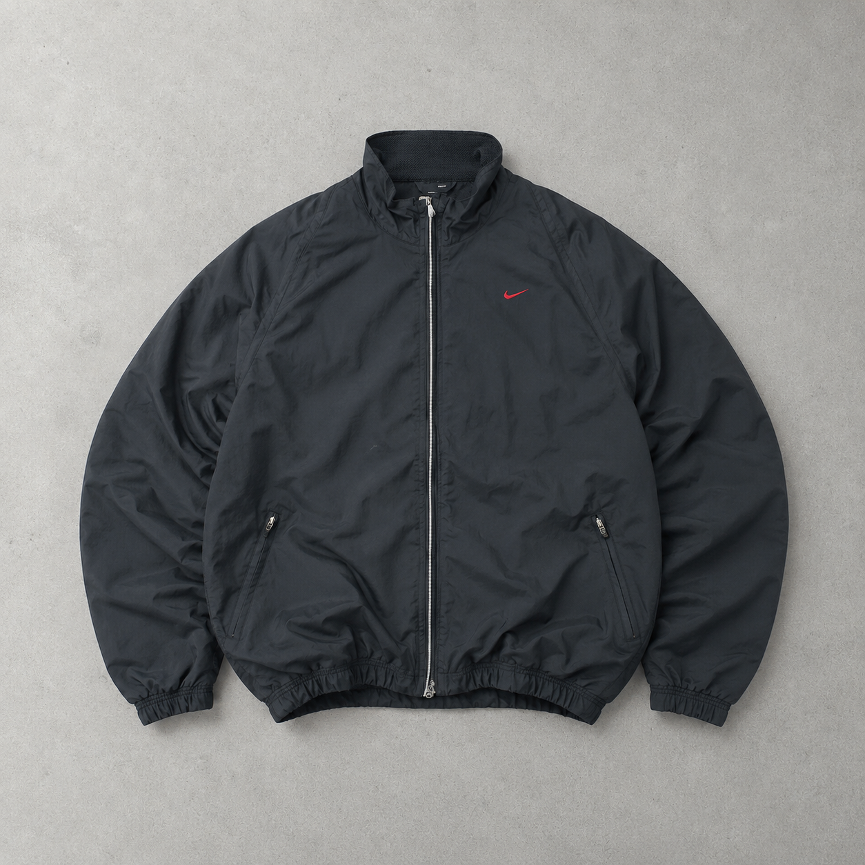 Y2K Nike Windbreaker Schwarz Limited (M)