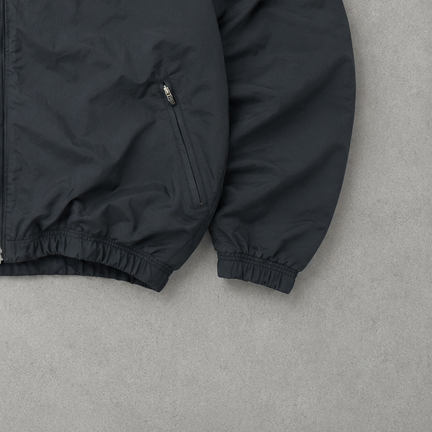 Y2K Nike Windbreaker Schwarz Limited (M)