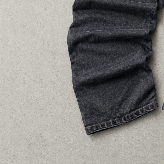 90s Y2K Armani Jeans Jeans Schwarz, Grau Limited (S)