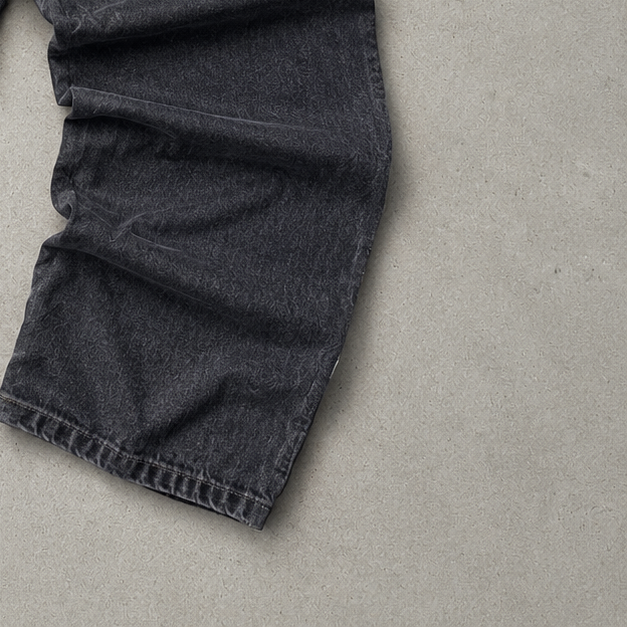 90s Y2K Armani Jeans Jeans Schwarz, Grau Limited (S)