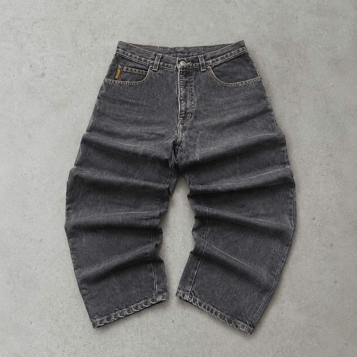 90s Y2K Armani Jeans Jeans Schwarz, Grau Limited (S)