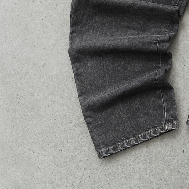 90s Y2K Armani Jeans Jeans Schwarz, Grau Limited (S)