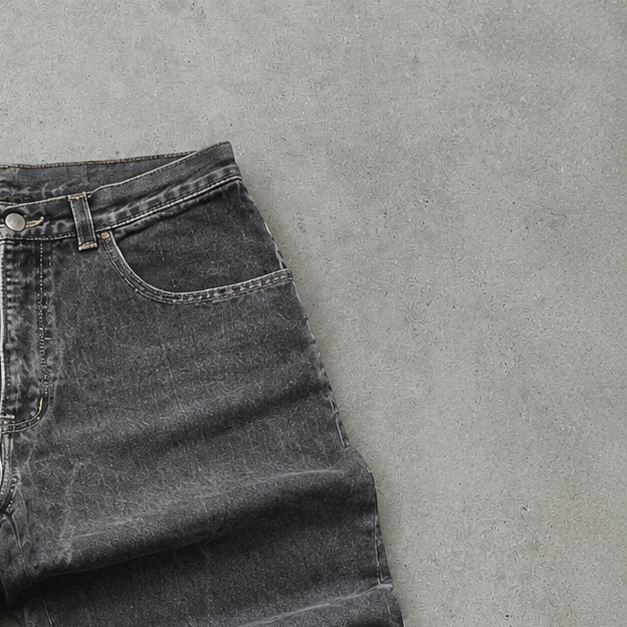 90s Y2K Armani Jeans Jeans Schwarz, Grau Limited (S)