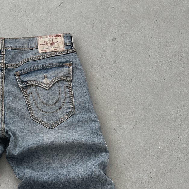 True Religion Straight Jeans Light Blue Rare (W34 | DE 50)