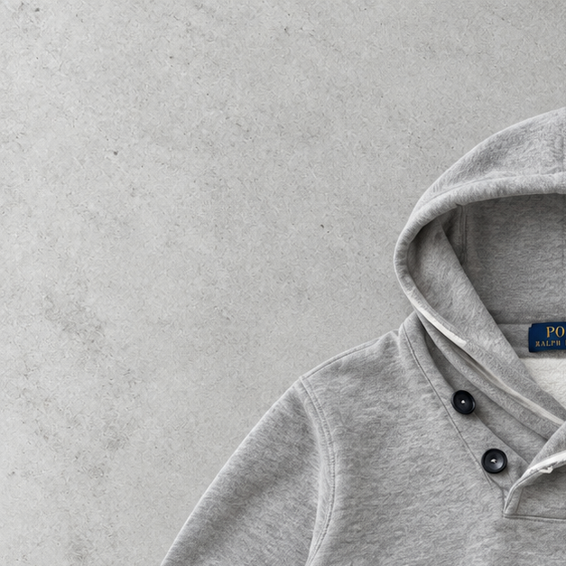 1967 Polo Ralph Lauren Hoodie Grau Rare (S)