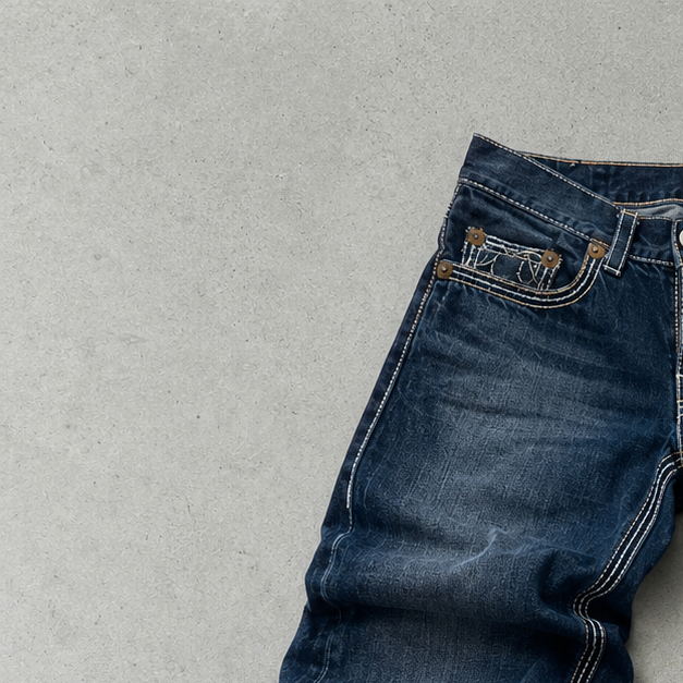 True Religion Jeans Marineblau Rare (W33 | DE 48)