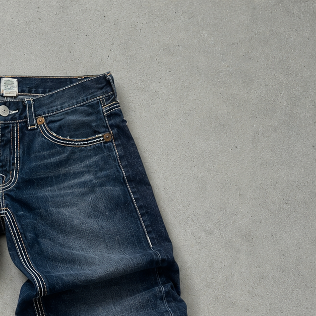 True Religion Jeans Marineblau Rare (W33 | DE 48)