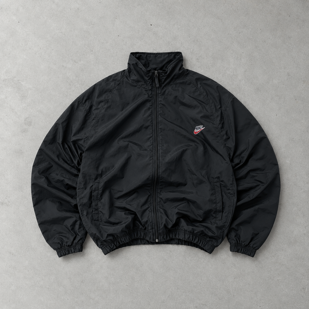 Vintage Nike Track Jacket Black Limited (XL)