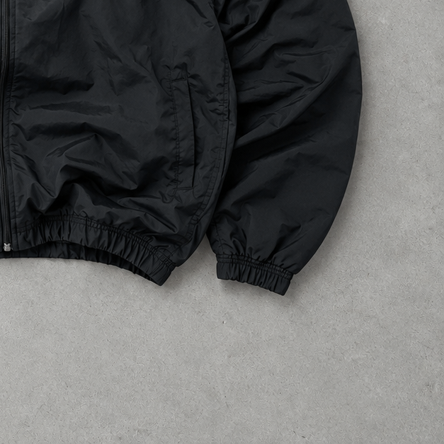 Vintage Nike Track Jacket Black Limited (XL)