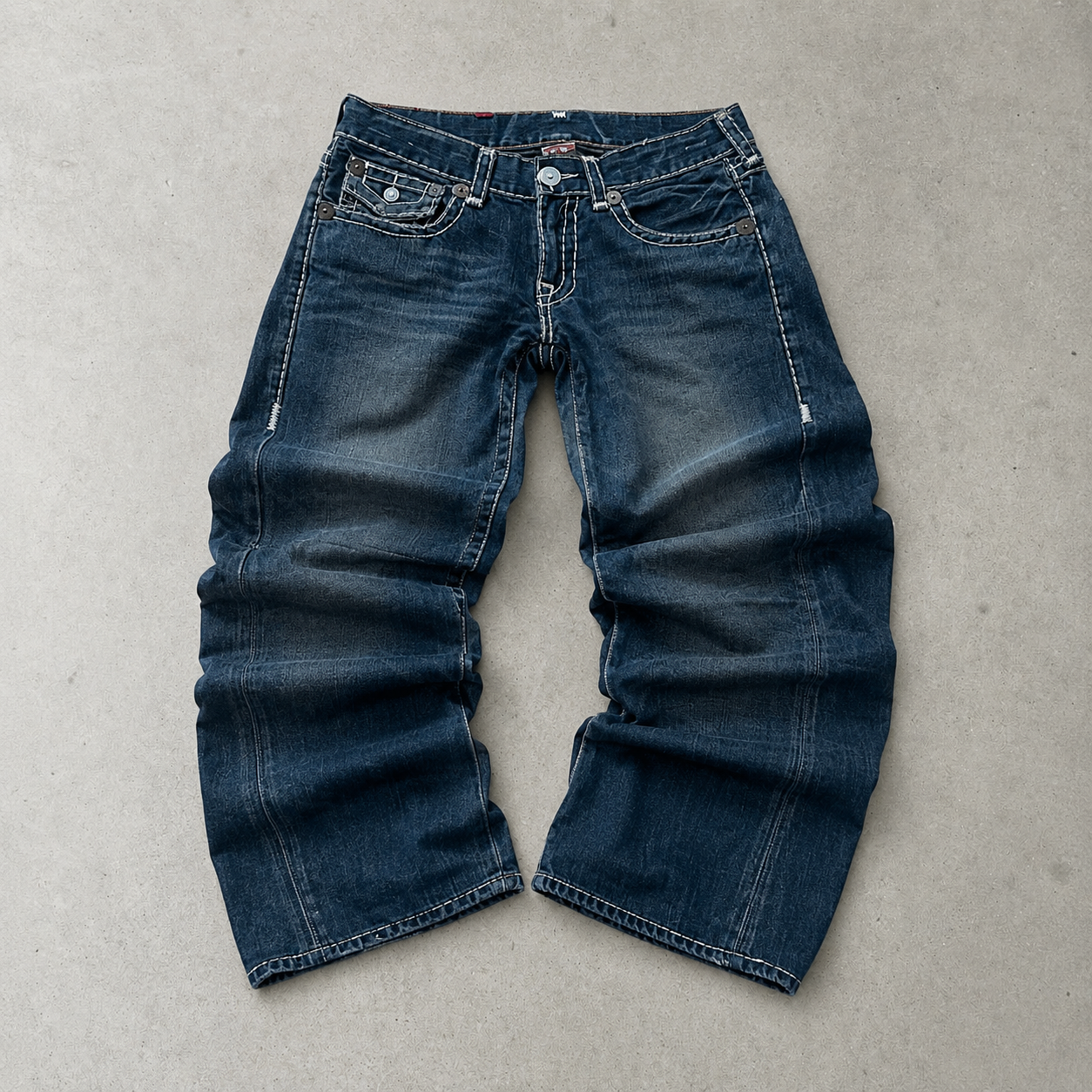 Y2K True Religion Jeans Marineblau Rare (M)