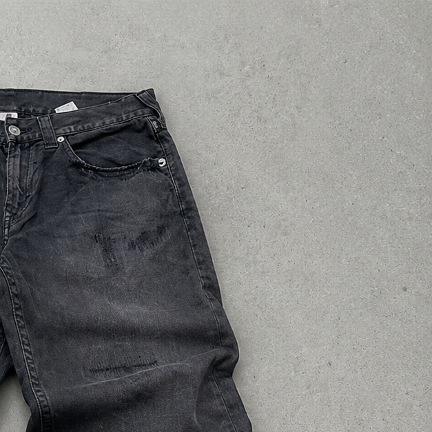 Y2K Vintage True Religion Baggy Jeans Grau, Braun Rare (M)