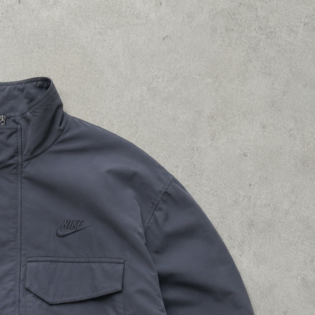 Nike Jacket Grey Rare (XL) Stitched Logo