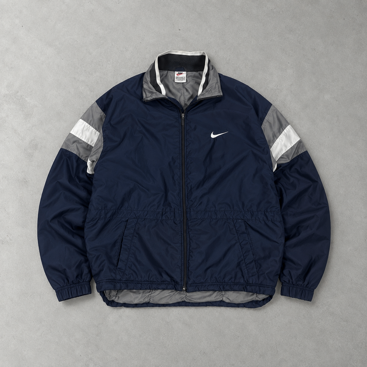 Y2K Nike Jacket Navy / Grey Rare (M)