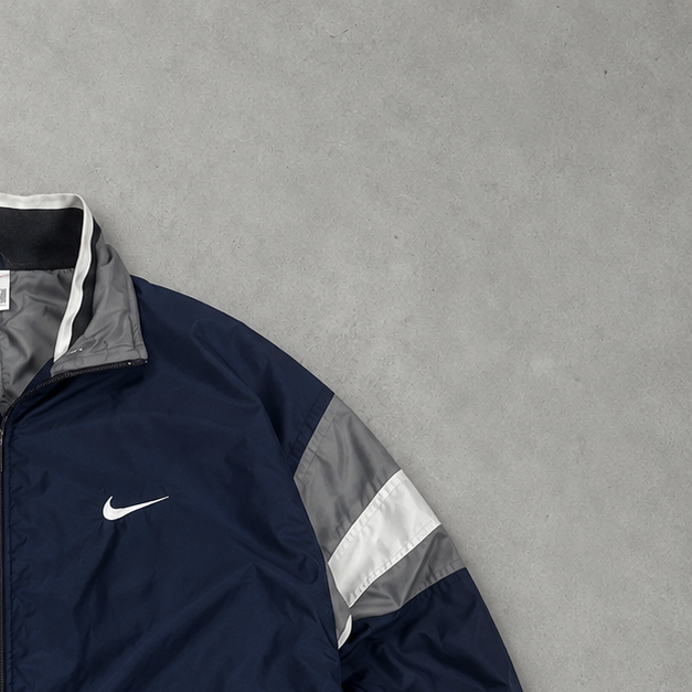 Y2K Nike Jacket Navy / Grey Rare (M)