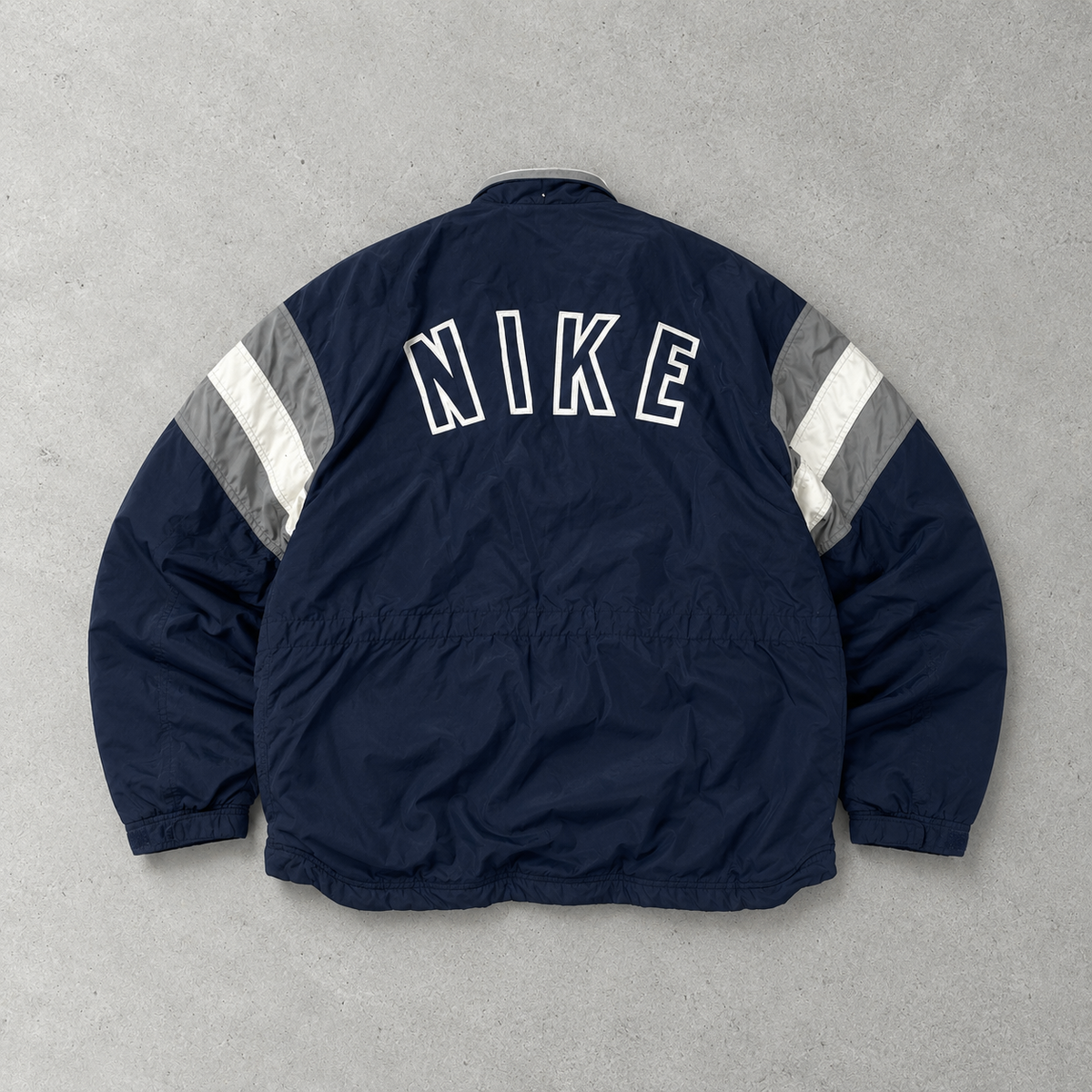 Y2K Nike Jacket Navy / Grey Rare (M)