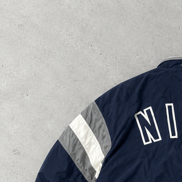 Y2K Nike Jacket Navy / Grey Rare (M)