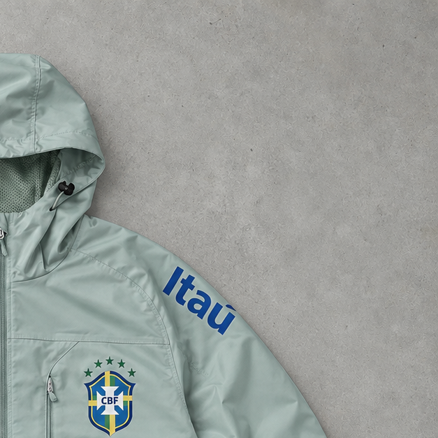Brasilien Nike Jacket Mintgrün, Grün Limited (S)