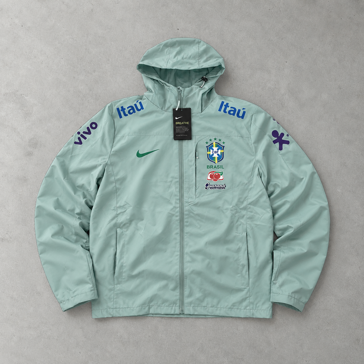 Brasilien Nike Jacket Mintgrün, Grün Limited (S)