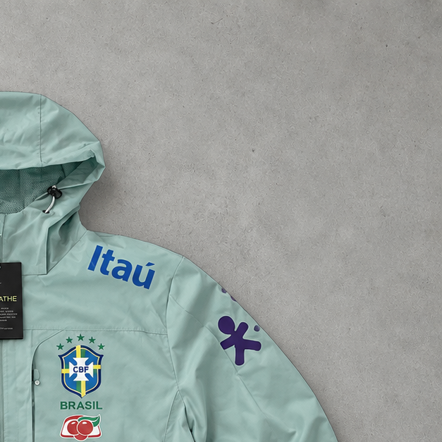 Brasilien Nike Jacket Mintgrün, Grün Limited (S)