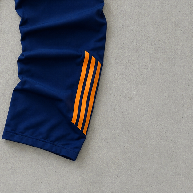 Real Madrid ADIDAS Rain Pants Orange / Navy Limited (S)