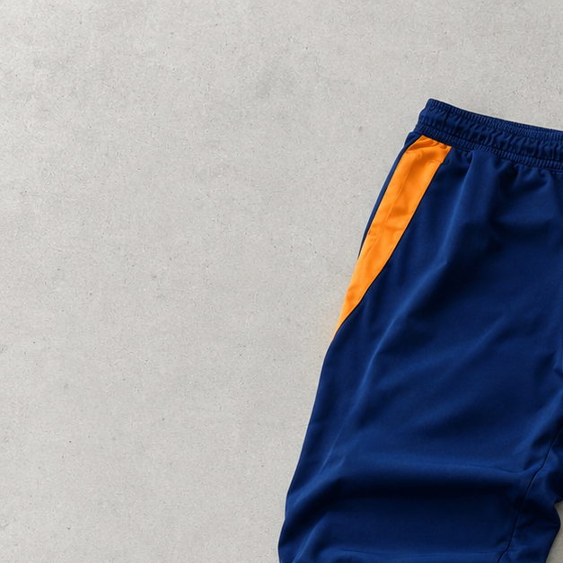 Real Madrid ADIDAS Rain Pants Orange / Navy Limited (S)
