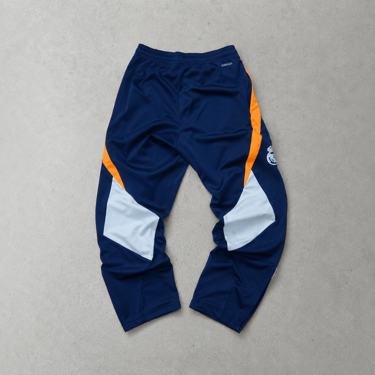 Real Madrid ADIDAS Rain Pants Orange / Navy Limited (S)