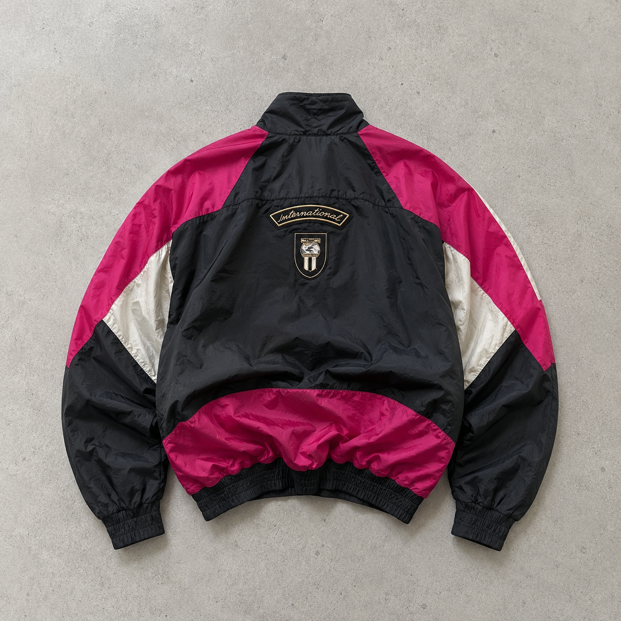 90s Vintage Nike Windbreaker Black, Pink Rare (M)