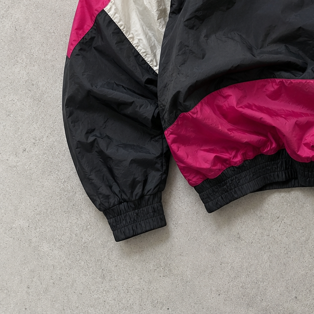 90s Vintage Nike Windbreaker Black, Pink Rare (M)