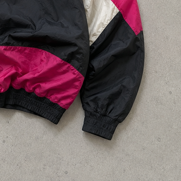 90s Vintage Nike Windbreaker Black, Pink Rare (M)
