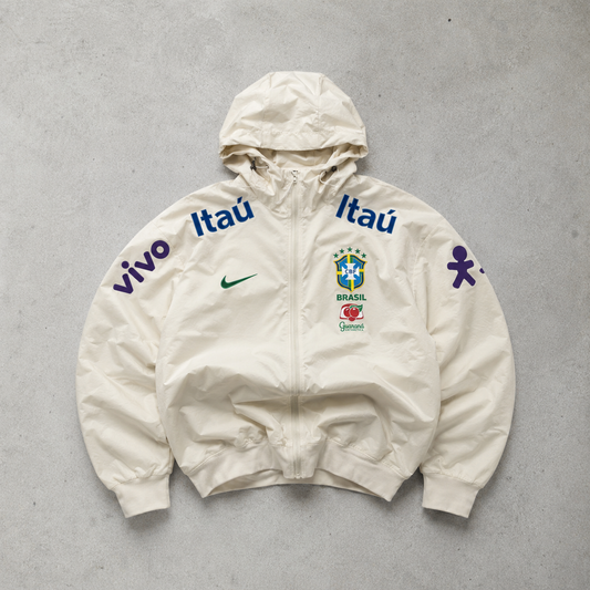 Brazil Nike Jacket Cream Rare (Size L)