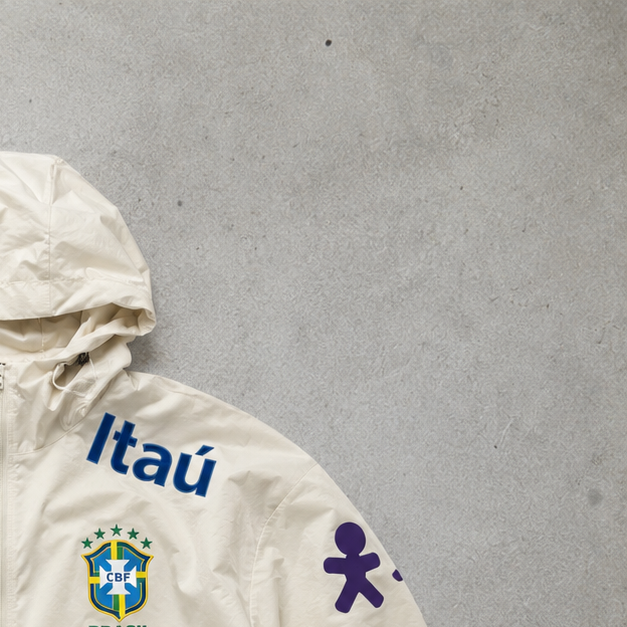 Brazil Nike Jacket Cream Rare (Size L)