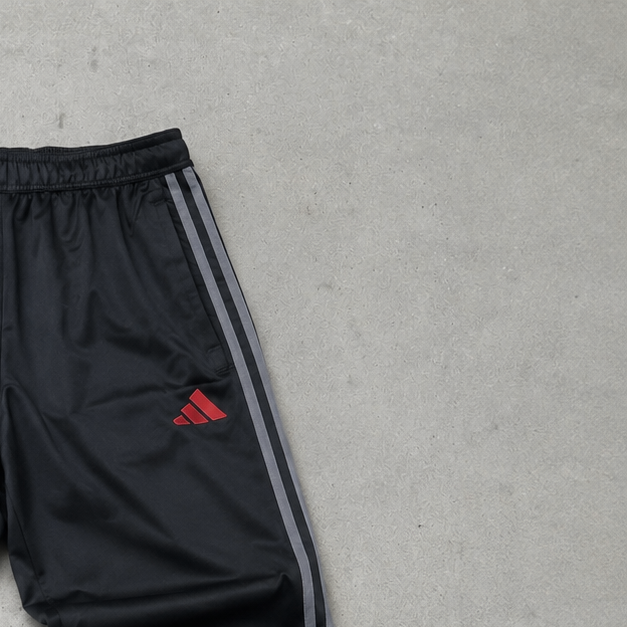 Adidas Track Pants Schwarz Rare (Size M) Stitched Logo