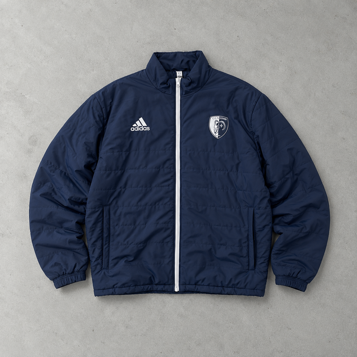 adidas Puffer Jacket Marineblau Rare (L)