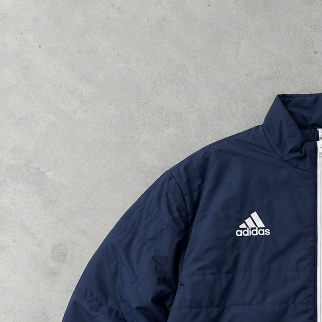 adidas Puffer Jacket Marineblau Rare (L)