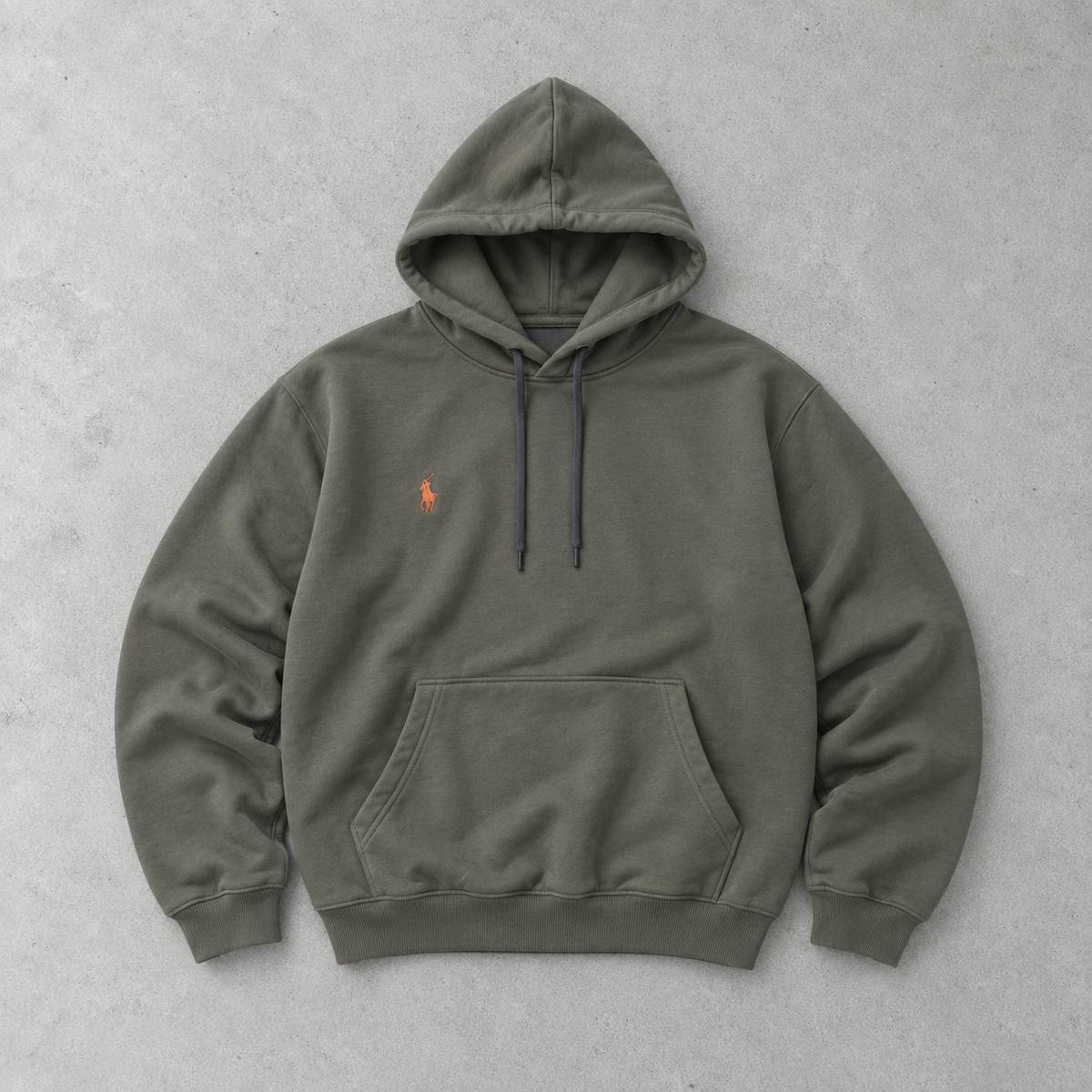 Ralph Lauren Hoodie Khaki Rare (M)