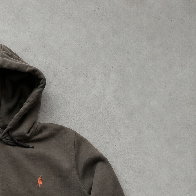 Ralph Lauren Hoodie Khaki Rare (M)