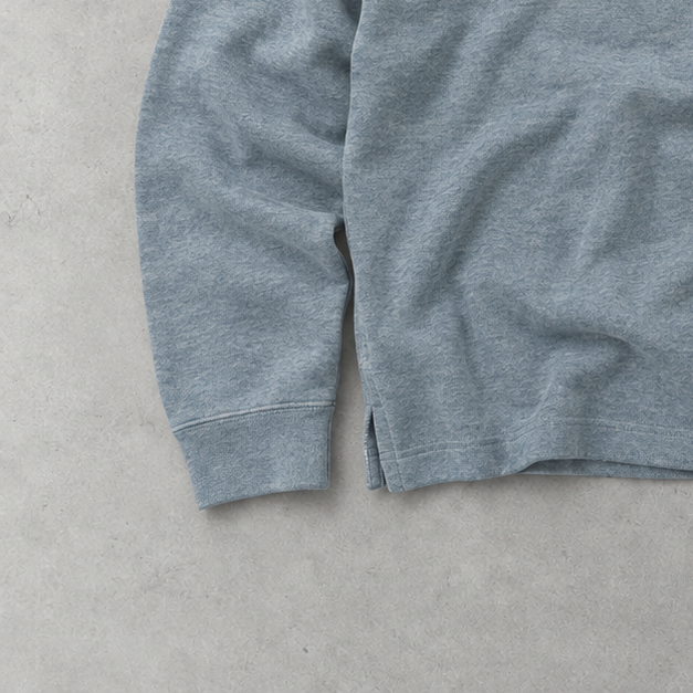 Ralph Lauren Half-Zip Sweater Hellblau Rare (L)