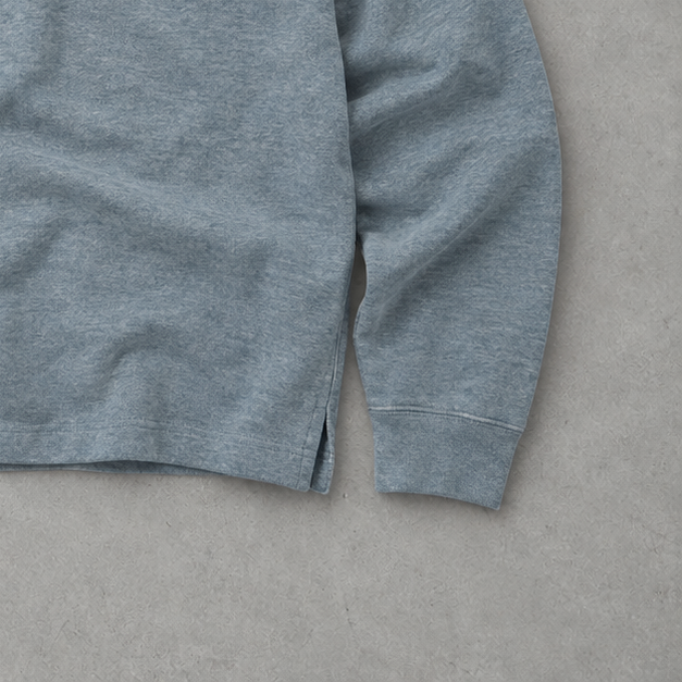 Ralph Lauren Half-Zip Sweater Hellblau Rare (L)