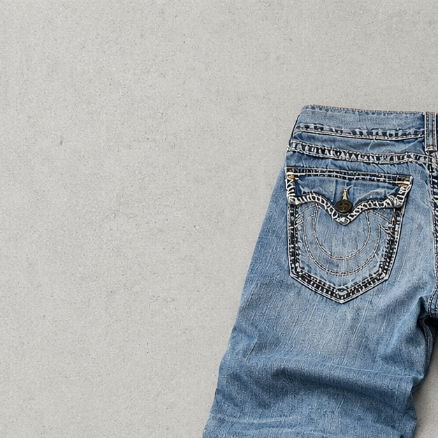 Y2K True Religion Jeans Blau Limited (M)