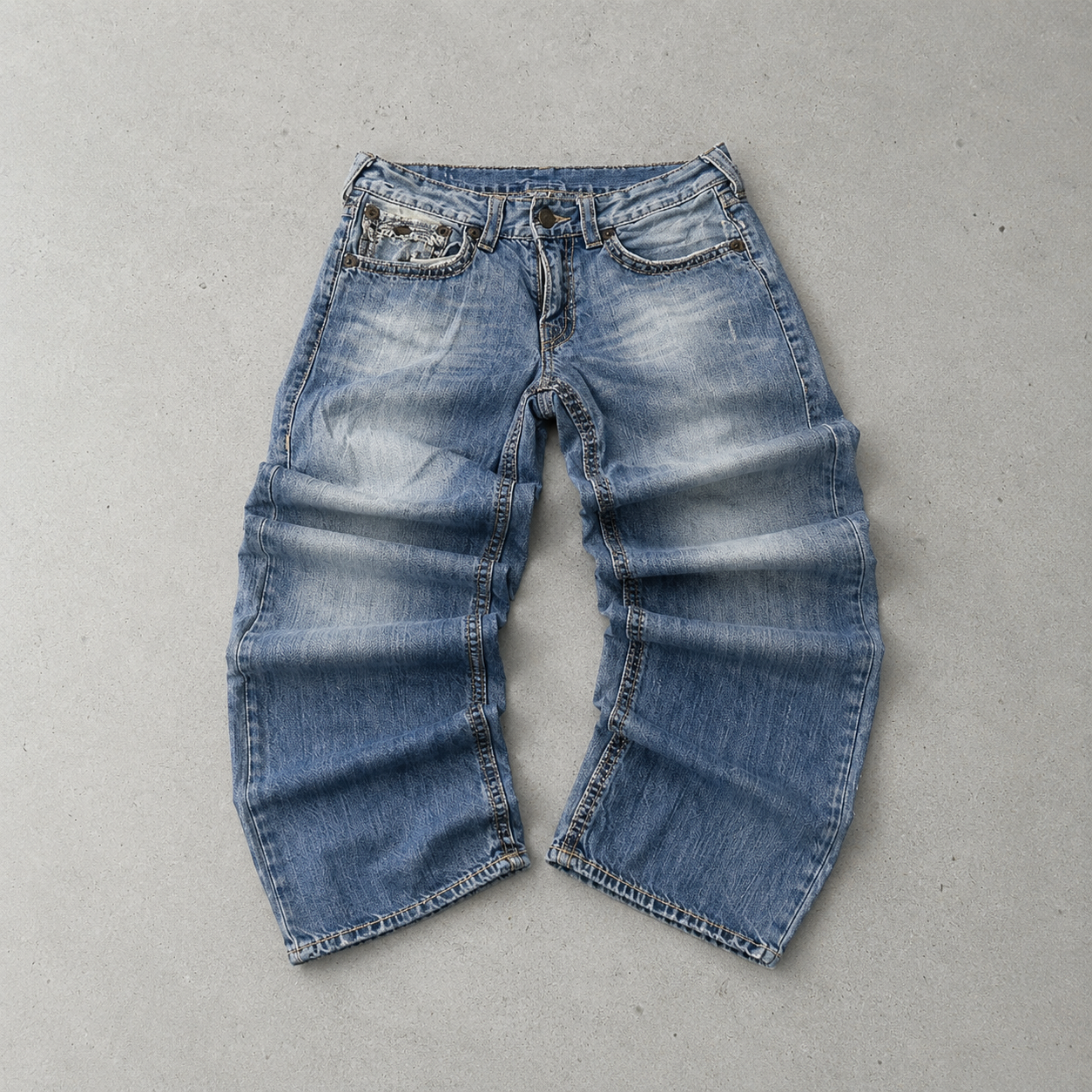 Y2K True Religion Jeans Blau Limited (M)